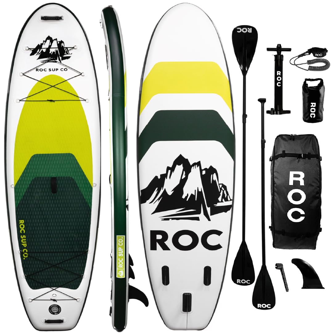 Amazon.com : Roc Inflatable Stand Up Paddle Board 10' 6